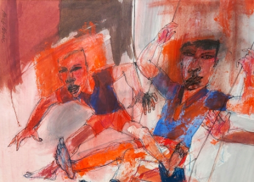 Schilderij van de Belgische schilder Knut Kersse kopen
