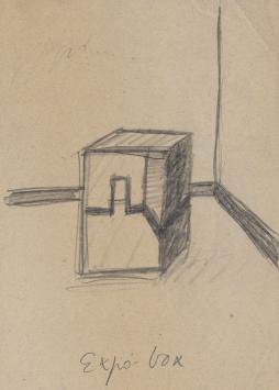 Schets van de kunstenaar Koen Theys