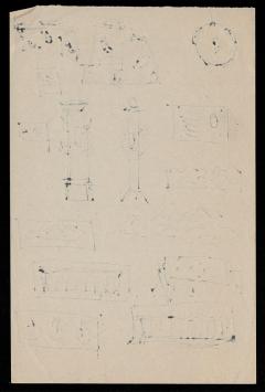 Schets van de kunstenaar Koen Theys