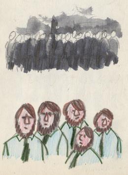 Tekening van de kunstenaar Koen Theys kopen