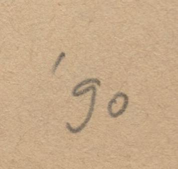 Tekening I, poort 1990