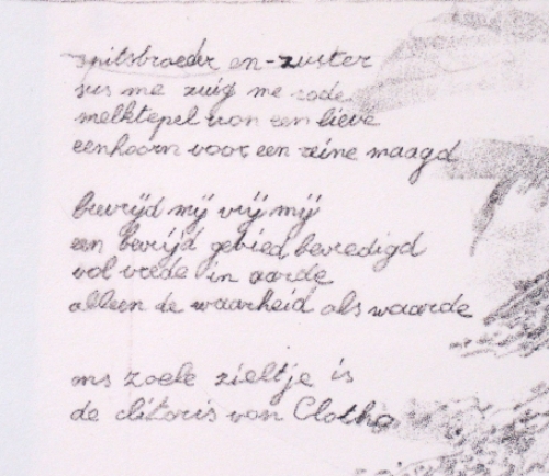 Originele itho van de Gentse kunstenaar Dees de Bruyne