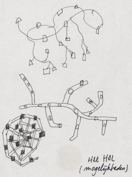 Tekening van de kunstenaar Koen Theys kopen