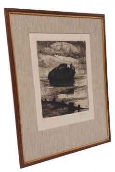 Gestrande boot in de haven D