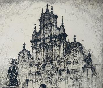 Ets van de Antwerpse etser Kurt Peiser