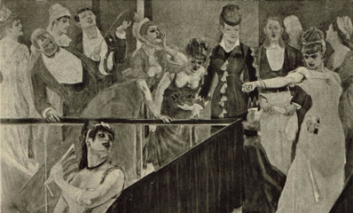 Heliogravure L'Attrapade 1908 Exsteens 922