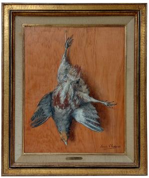 Olieverfschilderij van de Belgische kunstenaar Louis Clesse uit 1958