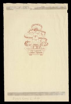 Ex libris van de kunstenaar Léon Eygelshoven kopen