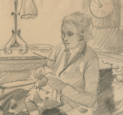 Kunstwerkje op papier kopen van Léopold Henderyckx