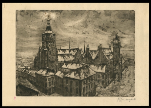 Ets van Belgische kunstenaar Léopold Henderyckx