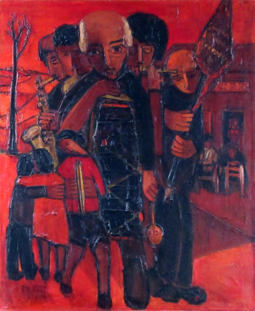 Schilderij uit 1968 van Louis Moeyersons