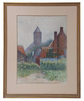 Knokke in 1913 door Léon Mundeleer