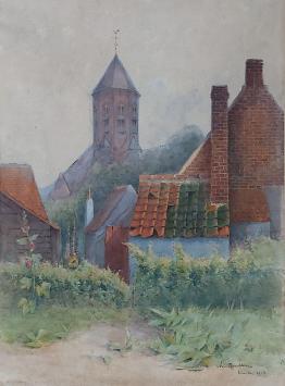 Kunstwerk van de Belgische schilder Léon Mundeleer