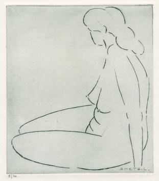 Een gesigneerde ets van Léon Smets kopen