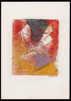 Monotype van de Mechelse kunstenaar Léon Smets