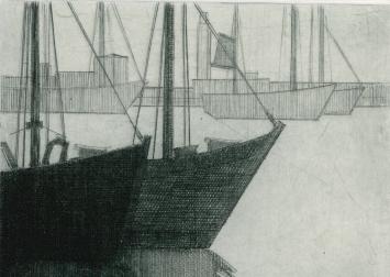 Originele ets van Léon Smets  kopen