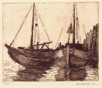 Grafisch kunstwerk uit 1950  L. Smets aankopen