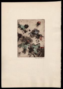 Monotype van de Mechelse kunstenaar Léon Smets