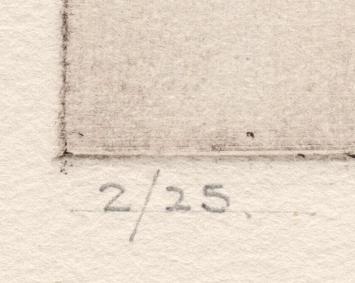 Figuratief abstract kunstwerk op papier