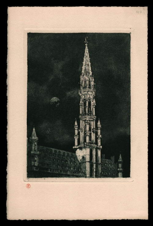 Ets van de Belgische etser Louis Titz kopen