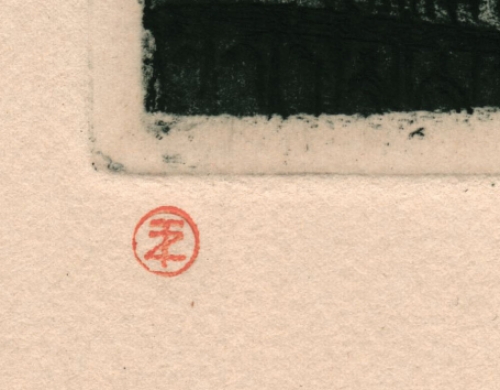 Originele ets van Louis Titz kopen