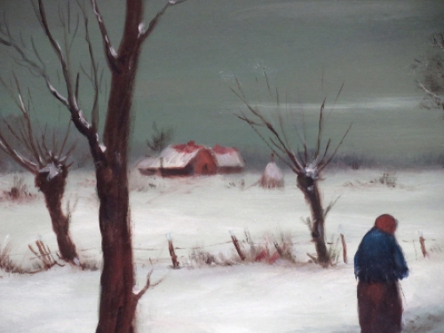 Schilderij van de Belgische schilder Leonardo Torfs