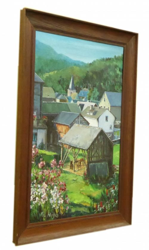 tableau de Pol Magis  artiste belge