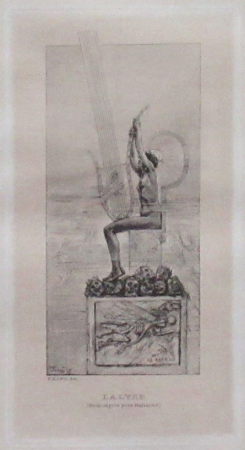 La Lyre de l\'eglise van  Félicien Rops