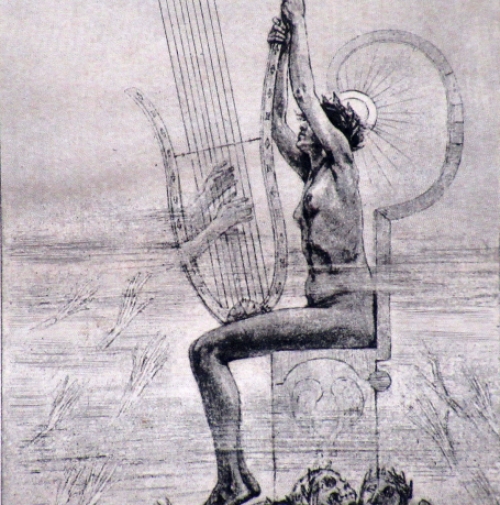 La Lyre Exsteens 1110 1924, heliogravure