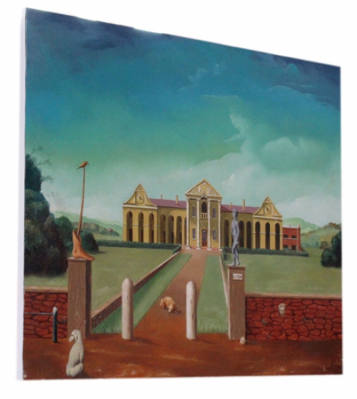 schilderij van de Belgische schilder Carl Prévot