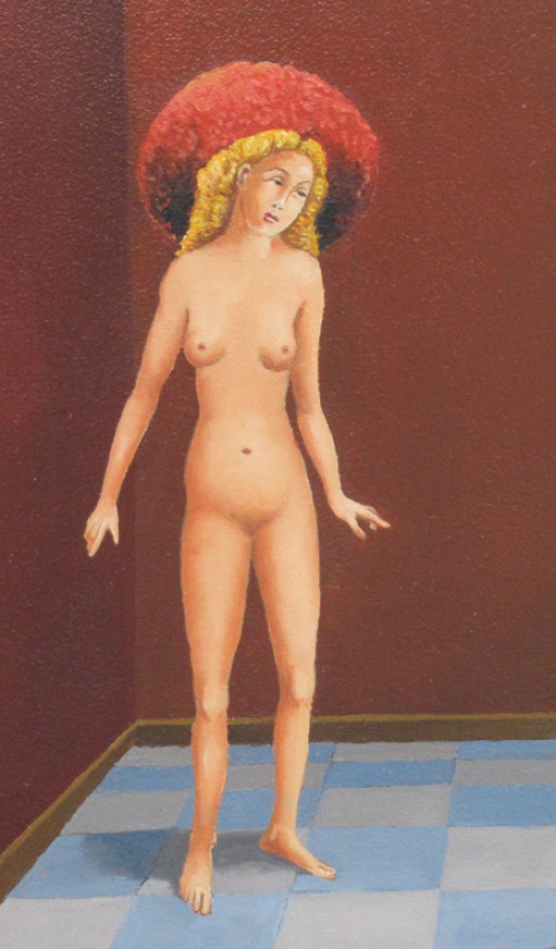 Surrealistisch schilderij van de Belgische schilder Carl Prévot