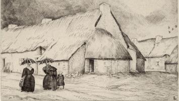 Kunstwerk van de Franse kunstenaar Jean Émile Laboureur