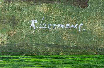 Breed landschap in zachte kleuren