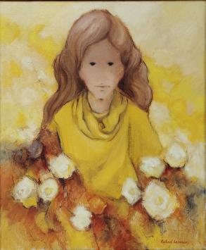 Schilderij van de Belgische kunstenaar Roland Laermans