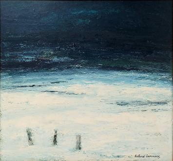 Schilderij van de Belgische kunstenaar Roland Laermans