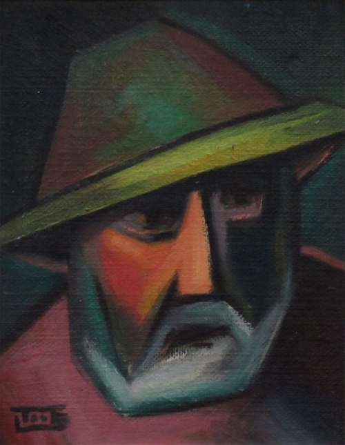 Schilderij van de Belgische kunstenaar Leonardo Torfs