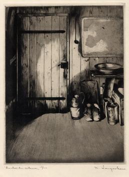 Ets van de Belgische etser M. Langaskens