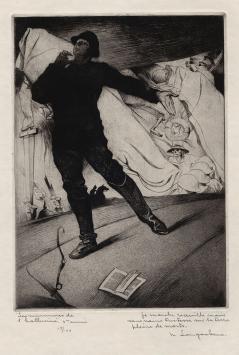 Ets van de Belgische etser M. Langaskens