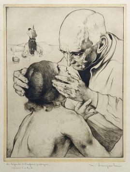 Ets van de Belgische graficus Maurice Langaskens