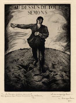 Ets van de Belgische etser M. Langaskens