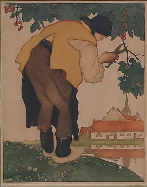 Originele litho van M. Langaskens