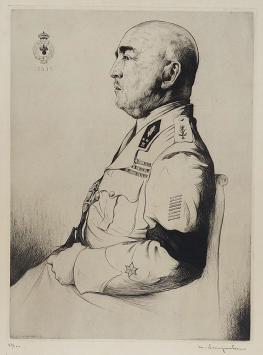 Ets van de Belgische etser M. Langaskens