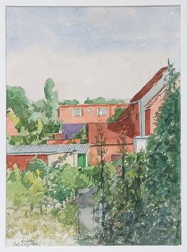De Belgische kunstenaar A. Luyckx