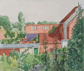 Aquarel van Antoon Luyckx kopen uit 2001