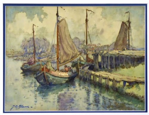 Schilder J. Le Blanc, Ch. Petit, P.L. Jacoby C. de Zeeuw