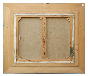 OntlOntluikende appelbloesem, lente 1977 – Oil on canvas – Etienne Le Compteuikende appelbloesem, lente 1977