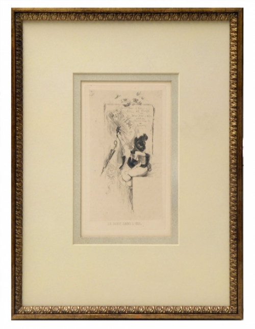 Félicien Rops met een heliogravure