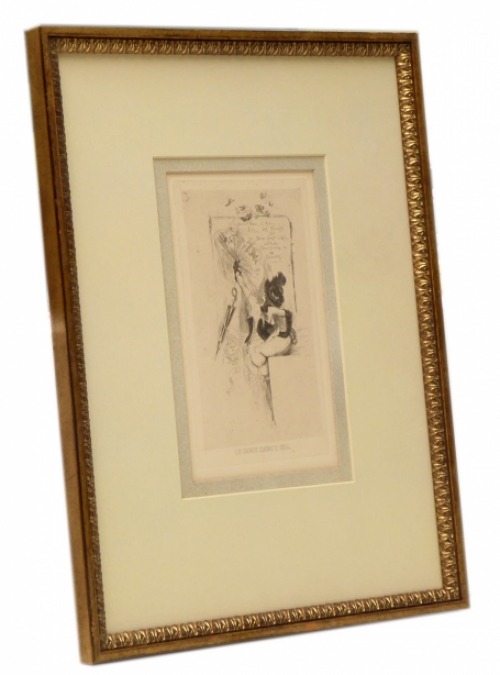 gravure Le doigt dans l\'oeil