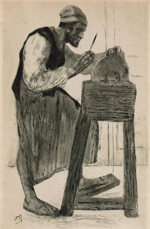 Félicien Rops met een heliogravure