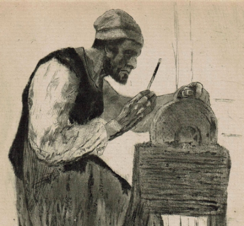 Heliogravure Le rémouleur exteens 883.3 van  Félicien Rops